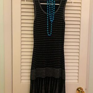 Black Flapper-Style Dress